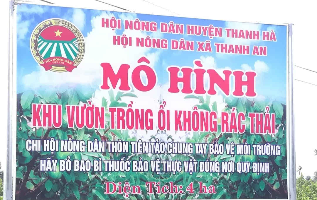 Hội nông dân xã Thanh An tuyên truyền Về thu gom vỏ bao bì chai lọ Thuốc bảo vệ thực vật